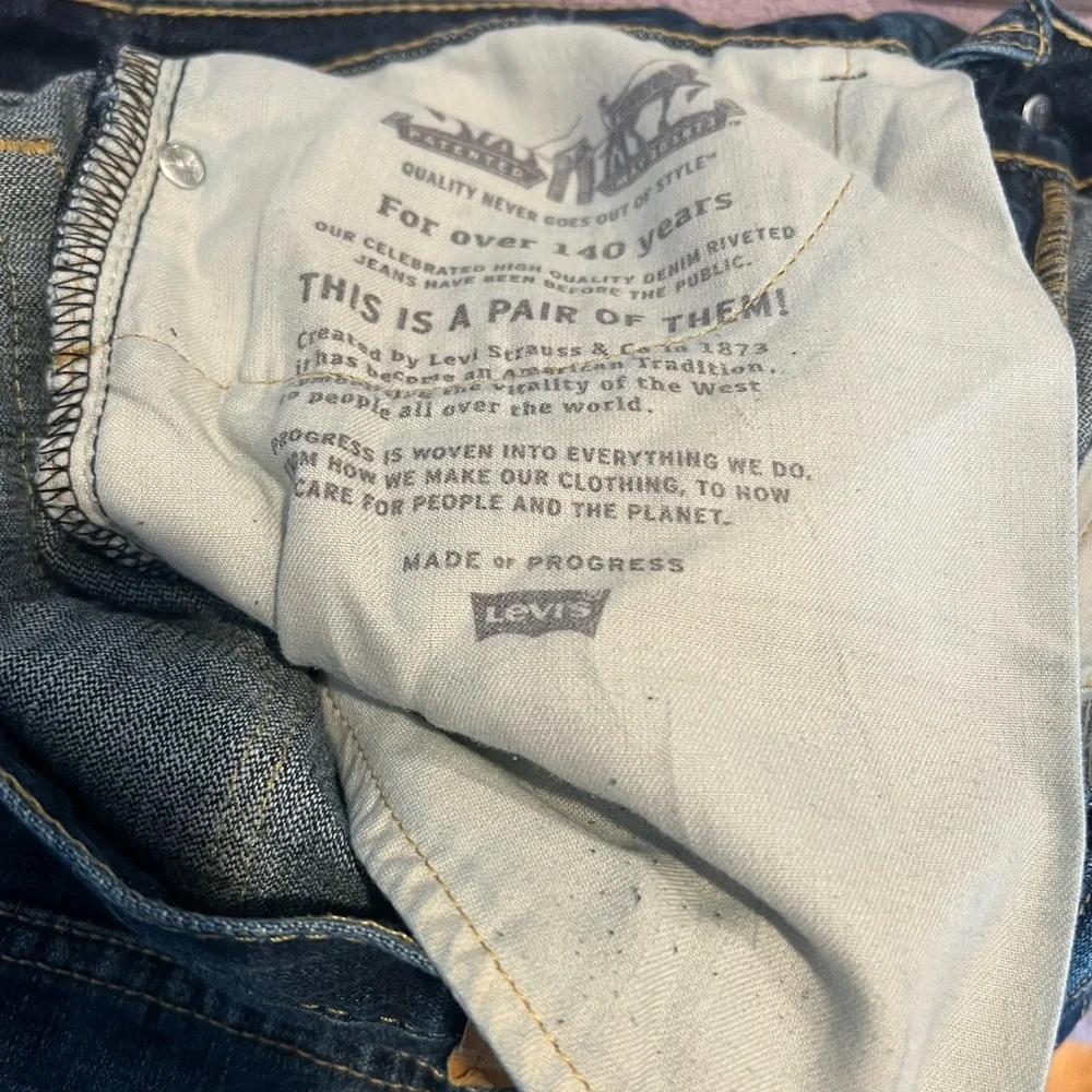 Levi's Men's Blue Straight Jeans